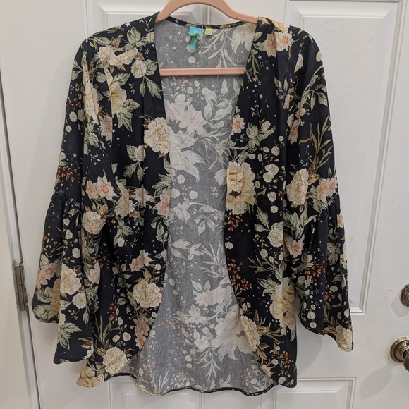 Farm Rio Floral Kimono Cardigan - Picture 2 of 5